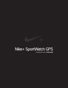 Handleiding Nike+ SportWatch GPS Sporthorloge