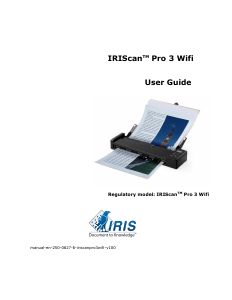 Manual IRIS IRIScan Pro 3 Wifi Scanner