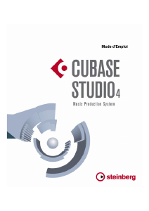 Mode d’emploi Steinberg Cubase Studio 4