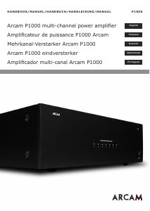 Handleiding Arcam P1000 Versterker