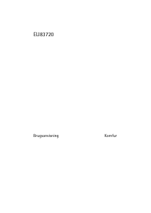 Brugsanvisning Voss-Electrolux ELI83720HV Komfur