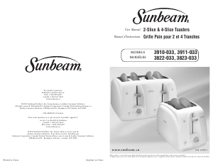 Handleiding Sunbeam 3823-033 Broodrooster