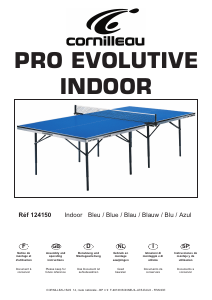 Bedienungsanleitung Cornilleau Pro Evolutive Indoor Tischtennistisch