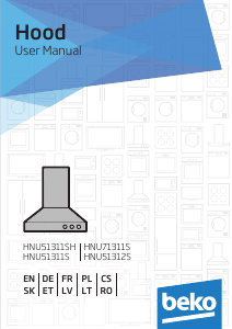 Manual BEKO HNU71311S Hotă