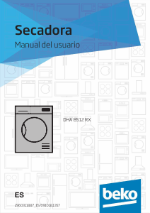 Manual de uso BEKO DHA 8512 RX Secadora