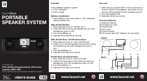Manual i.Sound SoundBase Speaker Dock