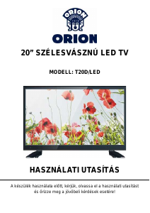 Használati útmutató Orion T20D LED-es televízió