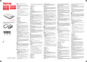 Instrukcja Nova 02.492958.01.001 Waga kuchenna