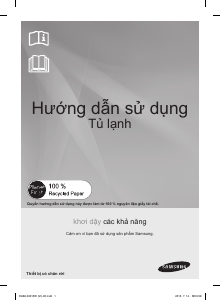 Hướng dẫn sử dụng Samsung RH60J8132SL Tủ đông lạnh