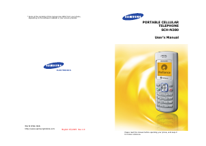 Handleiding Samsung SCH-N380 Mobiele telefoon