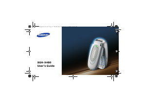 Manual Samsung SGH-X480S Mobile Phone