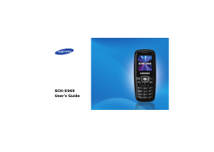Handleiding Samsung SCH-X969 Mobiele telefoon