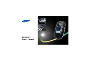Handleiding Samsung SGH-E730S Mobiele telefoon