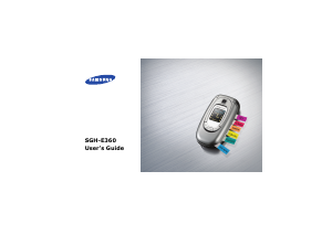 Manual Samsung SGH-E360S Mobile Phone