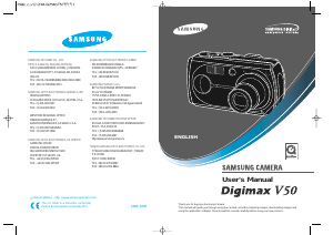 Manual Samsung Digimax V50 Digital Camera