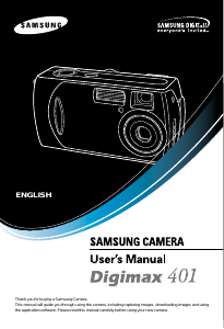 Handleiding Samsung Digimax 401 Digitale camera