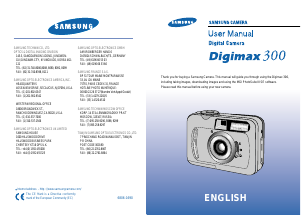 Handleiding Samsung Digimax 300 Digitale camera