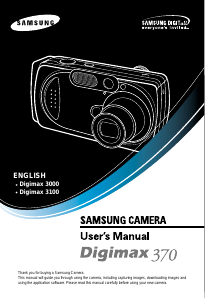 Manual Samsung Digimax 370 Digital Camera