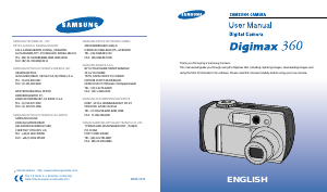 Manual Samsung Digimax 360 Digital Camera