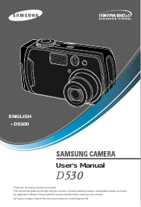 Manual Samsung Digimax 530 Digital Camera