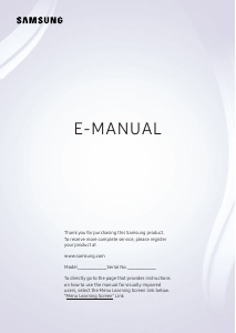 Manual Samsung QA65Q6FNAK LED Television