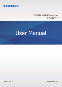 Manual de uso Samsung EO-SG510 Altavoz