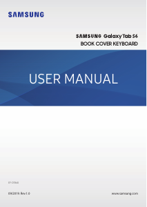 Посібник Samsung EF-DT860 Galaxy Tab S6 Клавіатура