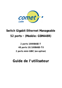 Mode d’emploi Comet Labs GSM448R Switch