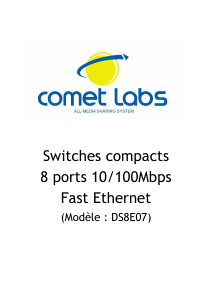 Mode d’emploi Comet Labs DS8E07 Switch
