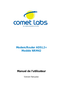 Mode d’emploi Comet Labs NRM42 Routeur