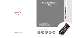 Mode d’emploi iRiver T20 Lecteur Mp3