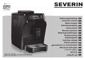 Manual de uso Severin KV 8081 Piccola Máquina de café