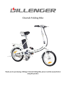 Manual Dillenger Cheetah Folding Bicycle