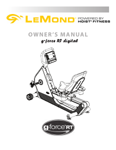 Manual LeMond G-FORCE RT Exercise Bike