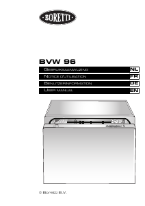 Manual Boretti BVW 96 Dishwasher