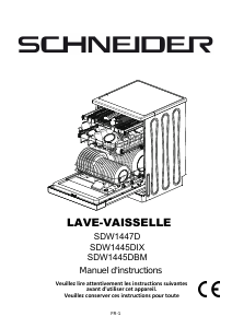 Mode d’emploi Schneider SDW1445DBM Lave-vaisselle