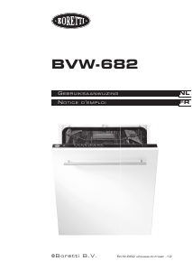 Manual Boretti BVW 682 Dishwasher