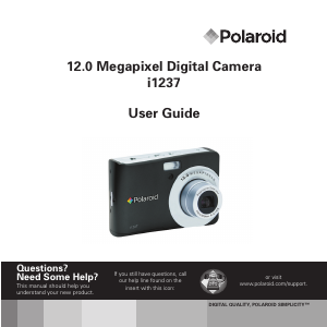 Manual Polaroid i1237 Digital Camera