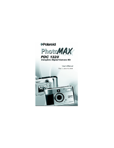 Handleiding Polaroid PDC 1320 PhotoMax Digitale camera
