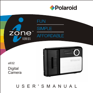 Handleiding Polaroid a932 iZone Digitale camera