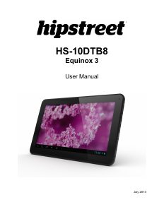 Handleiding Hipstreet HS-10DTB8 Equinox 3 Tablet