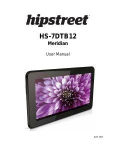 Manual de uso Hipstreet HS-7DTB12 Meridian Tablet