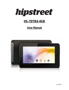 Handleiding Hipstreet HS-7DTB6-4GB Tablet