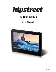Handleiding Hipstreet HS-10DTB2-8GB Tablet