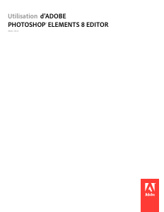 Mode d’emploi Adobe Photoshop Elements 8 Editor (Mac)