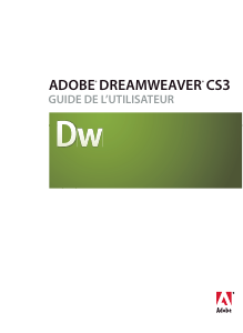 Mode d’emploi Adobe Dreamweaver CS3