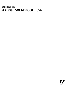Mode d’emploi Adobe Soundbooth CS4
