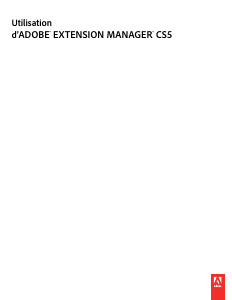 Mode d’emploi Adobe Extension Manager CS5