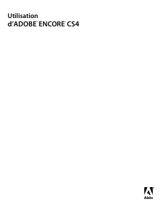 Mode d’emploi Adobe Encore CS4