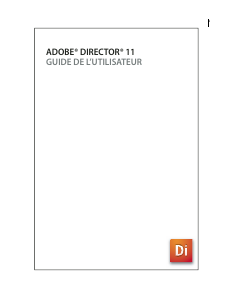 Mode d’emploi Adobe Director 11